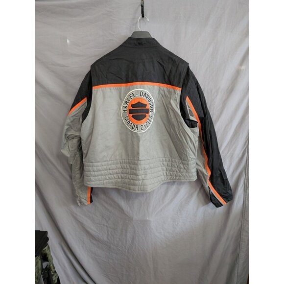Harley Davidson Bomber Nylon Jacket Size XXL Harley Owners Group Patch RARE - Picture 2 of 16